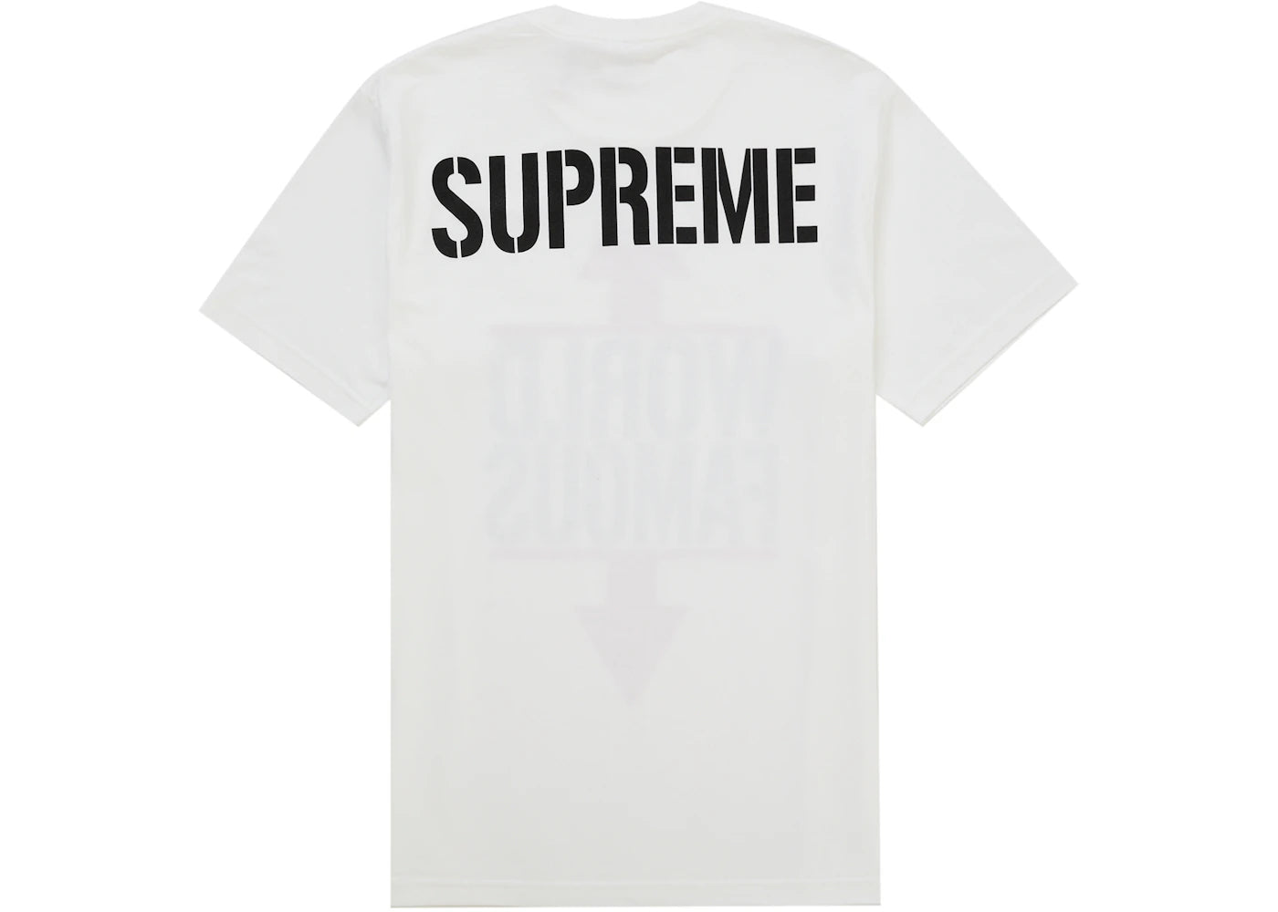 Supreme World Famous Tee White - vue secondaire B