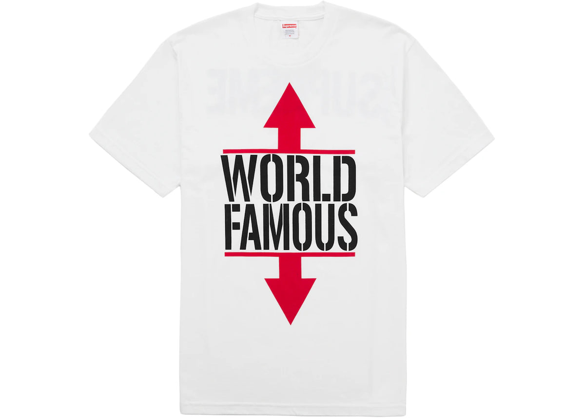 Supreme World Famous Tee White - vue secondaire B