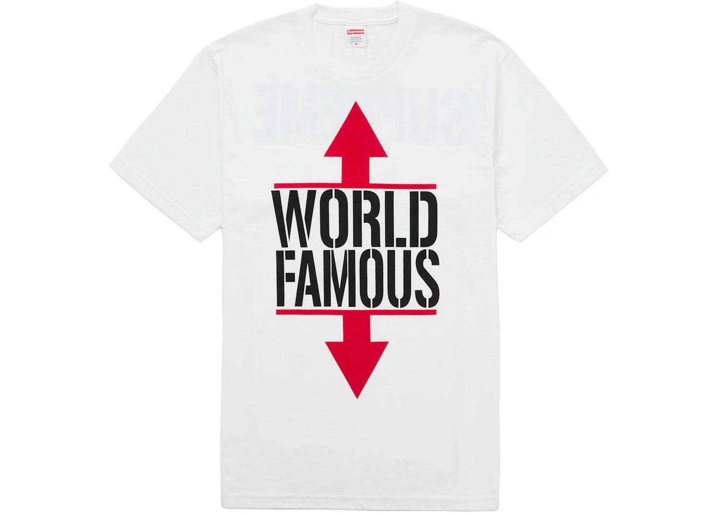 Supreme World Famous Tee White - vue secondaire A