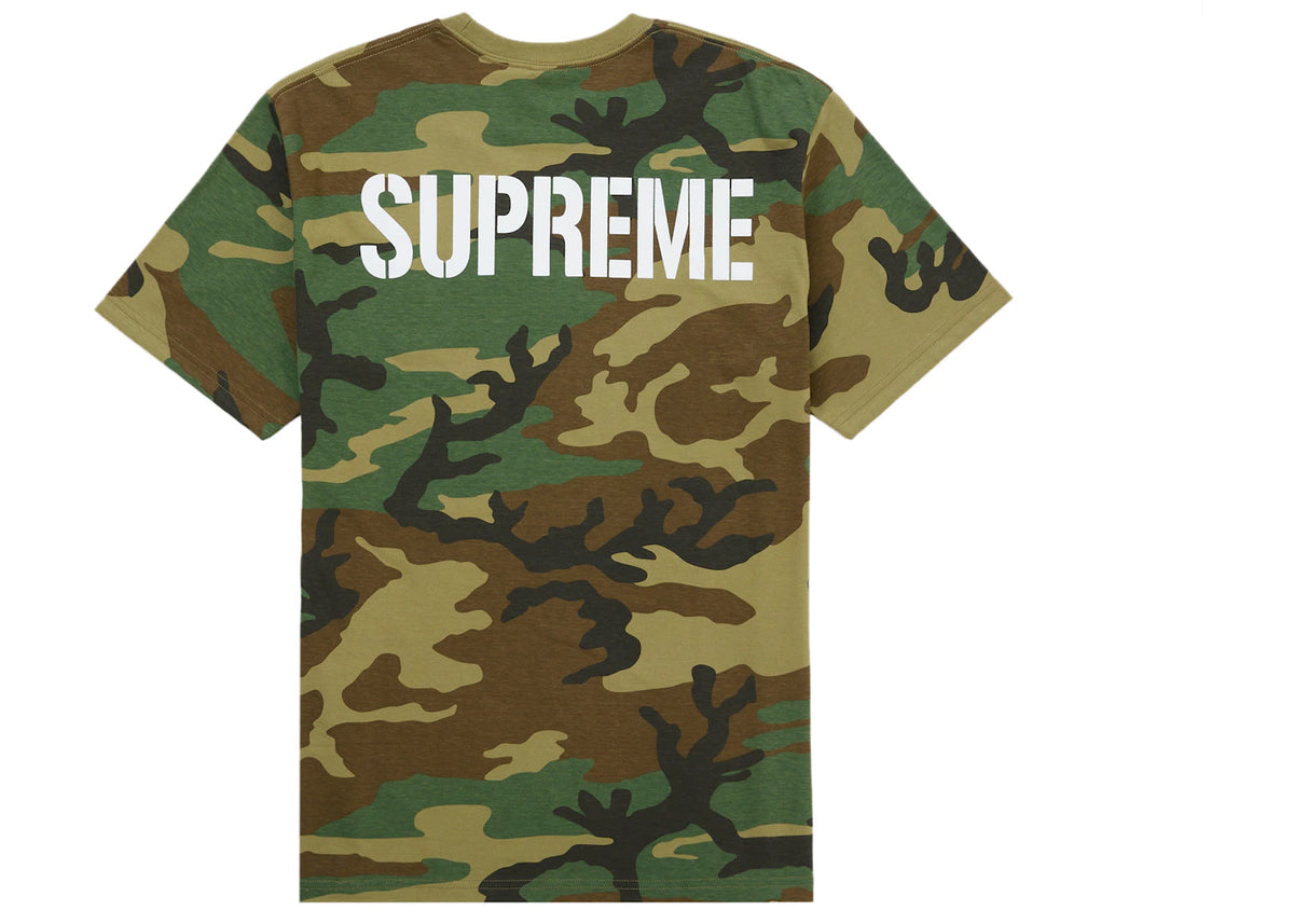 Supreme World Famous Tee Woodland Camo - vue secondaire B