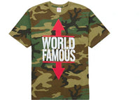 Supreme World Famous Tee Woodland Camo