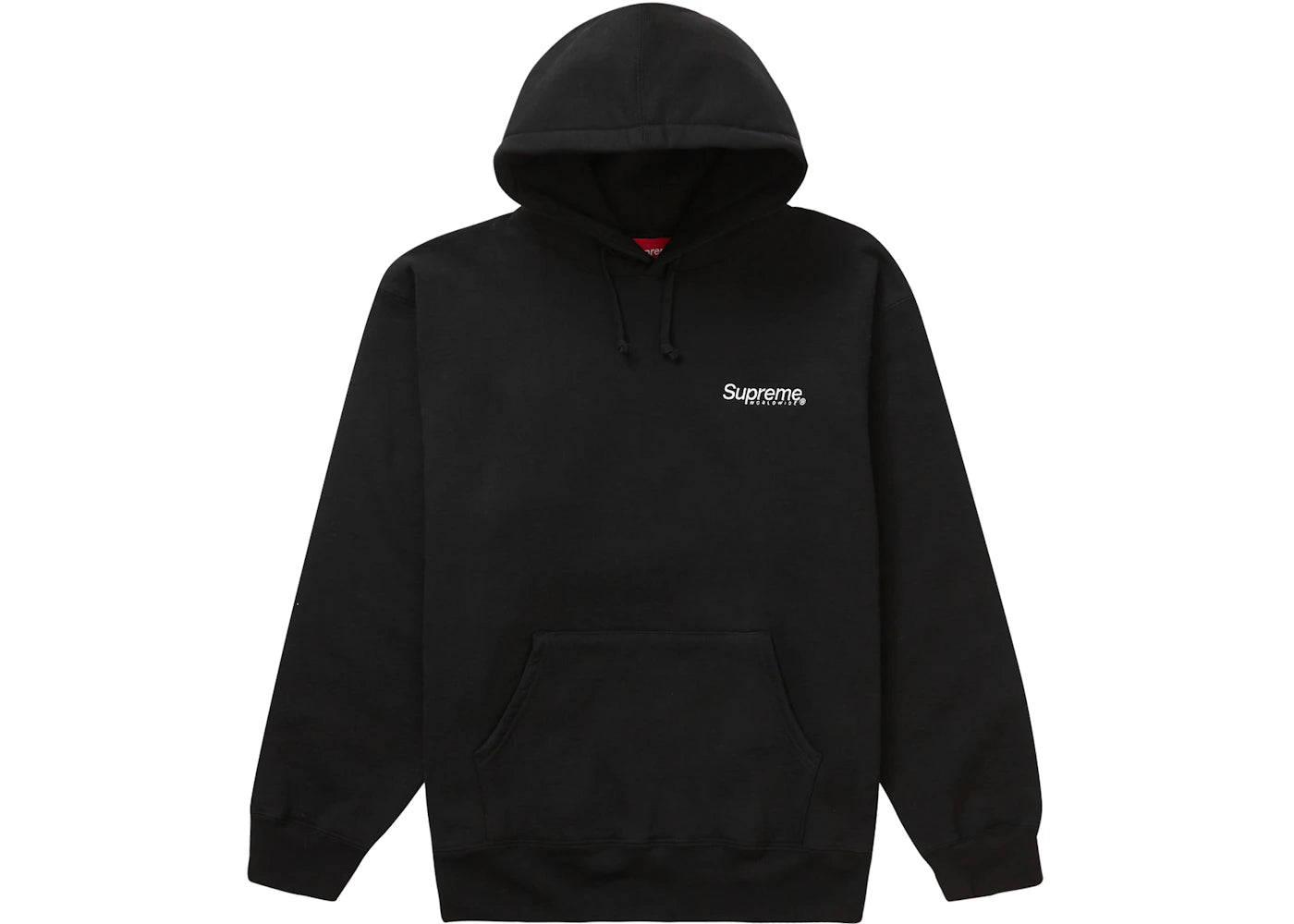 Supreme Worldwide Hooded Sweatshirt Black - vue secondaire A