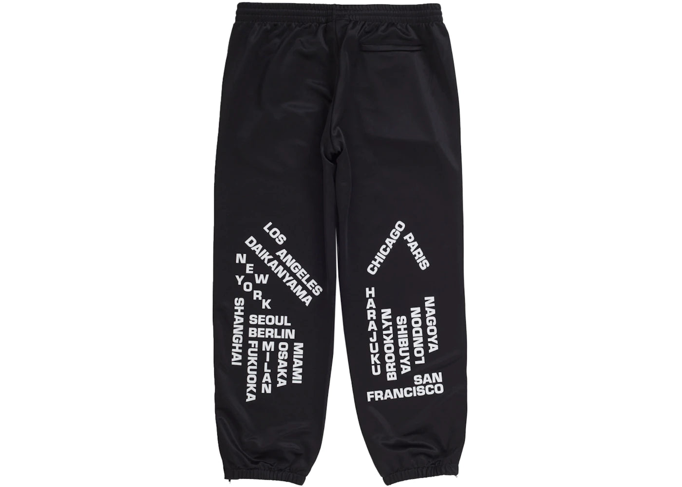 Supreme Worldwide Tricot Pant Black - vue secondaire B