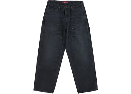 Supreme Worn Double Knee Painter Pant Black - product view 2