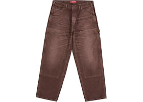 Supreme Worn Double Knee Painter Pant Brown