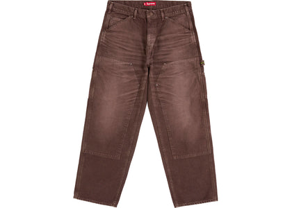 Supreme Worn Double Knee Painter Pant Brown - product view 2
