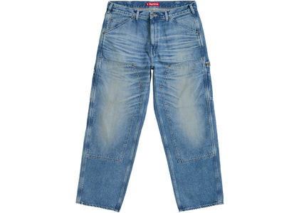 Supreme Worn Double Knee Painter Pant Denim - product view 2