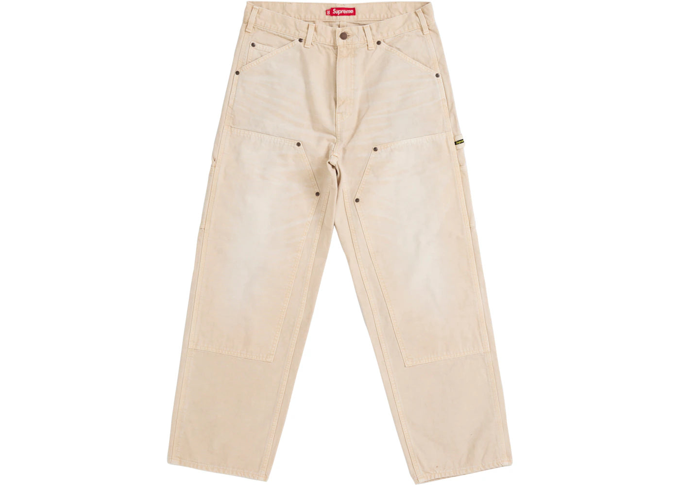 Supreme Worn Double Knee Painter Pant Natural - vue secondaire A