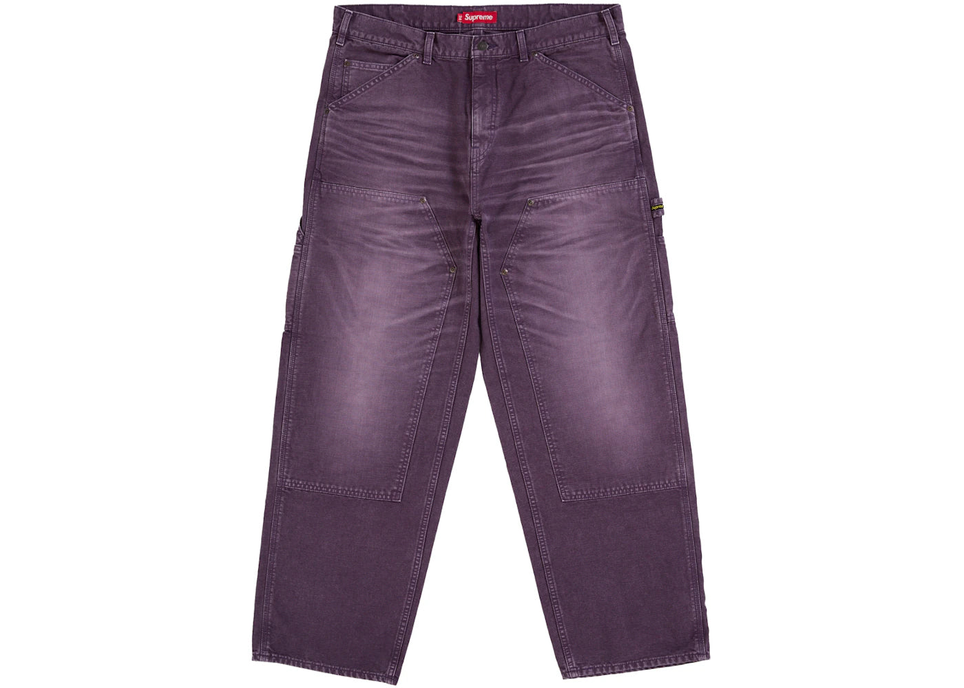 Supreme Worn Double Knee Painter Pant (SS26) Purple - vue secondaire A
