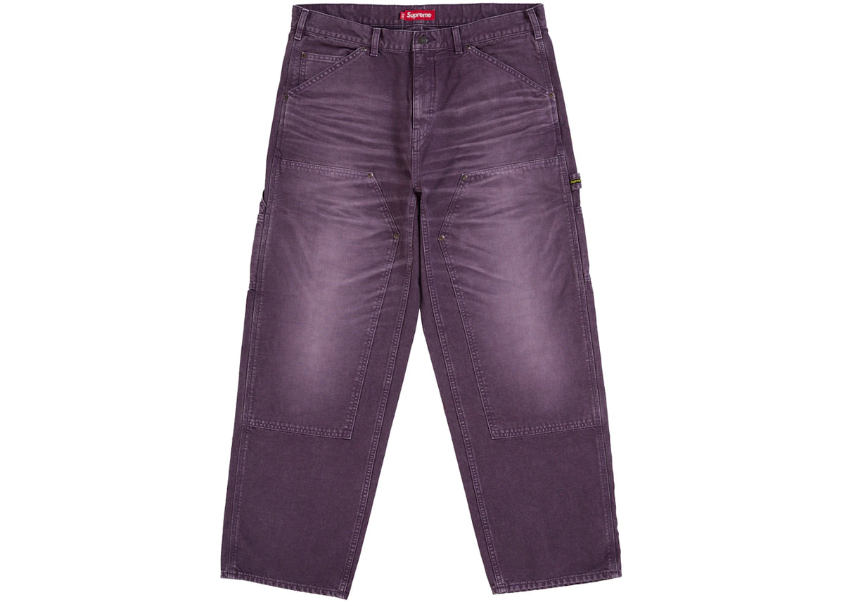Supreme Worn Double Knee Painter Pant (SS26) Purple - vue 360
