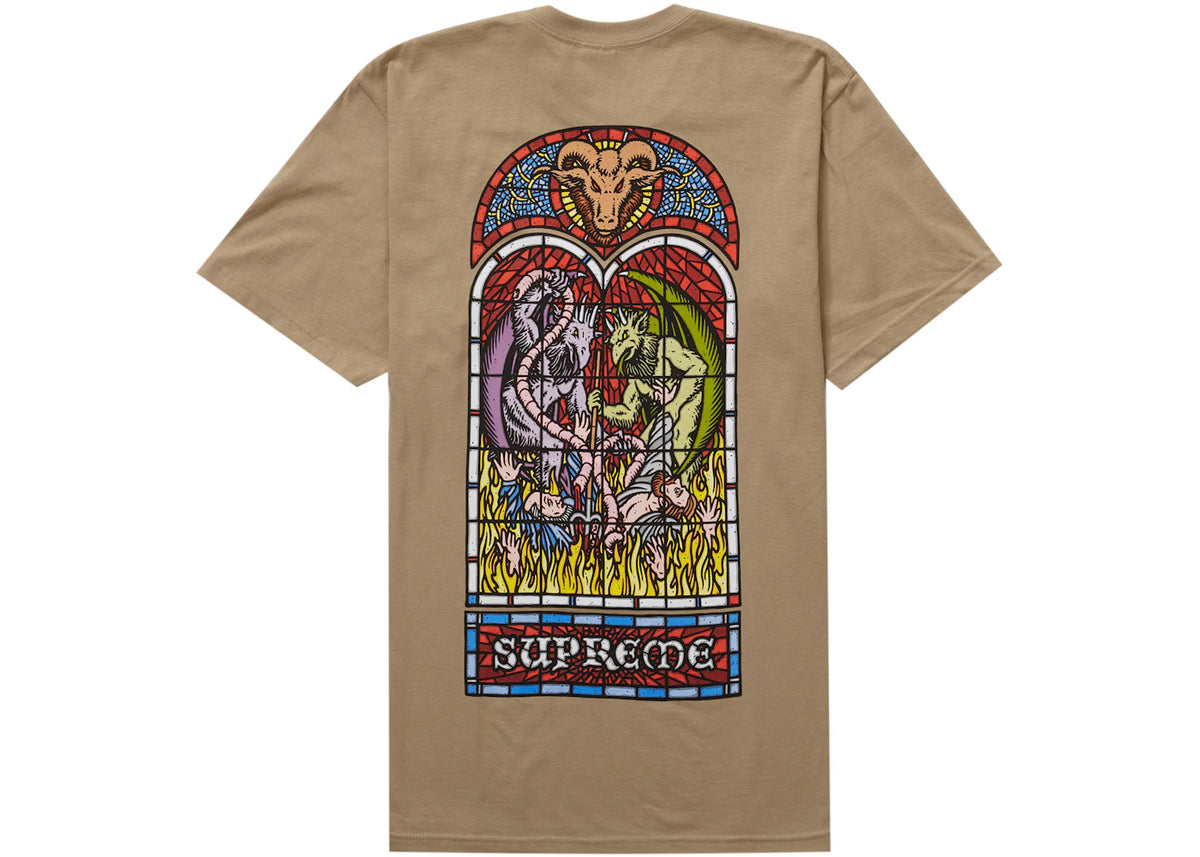 Supreme Worship Tee Khaki - vue secondaire A