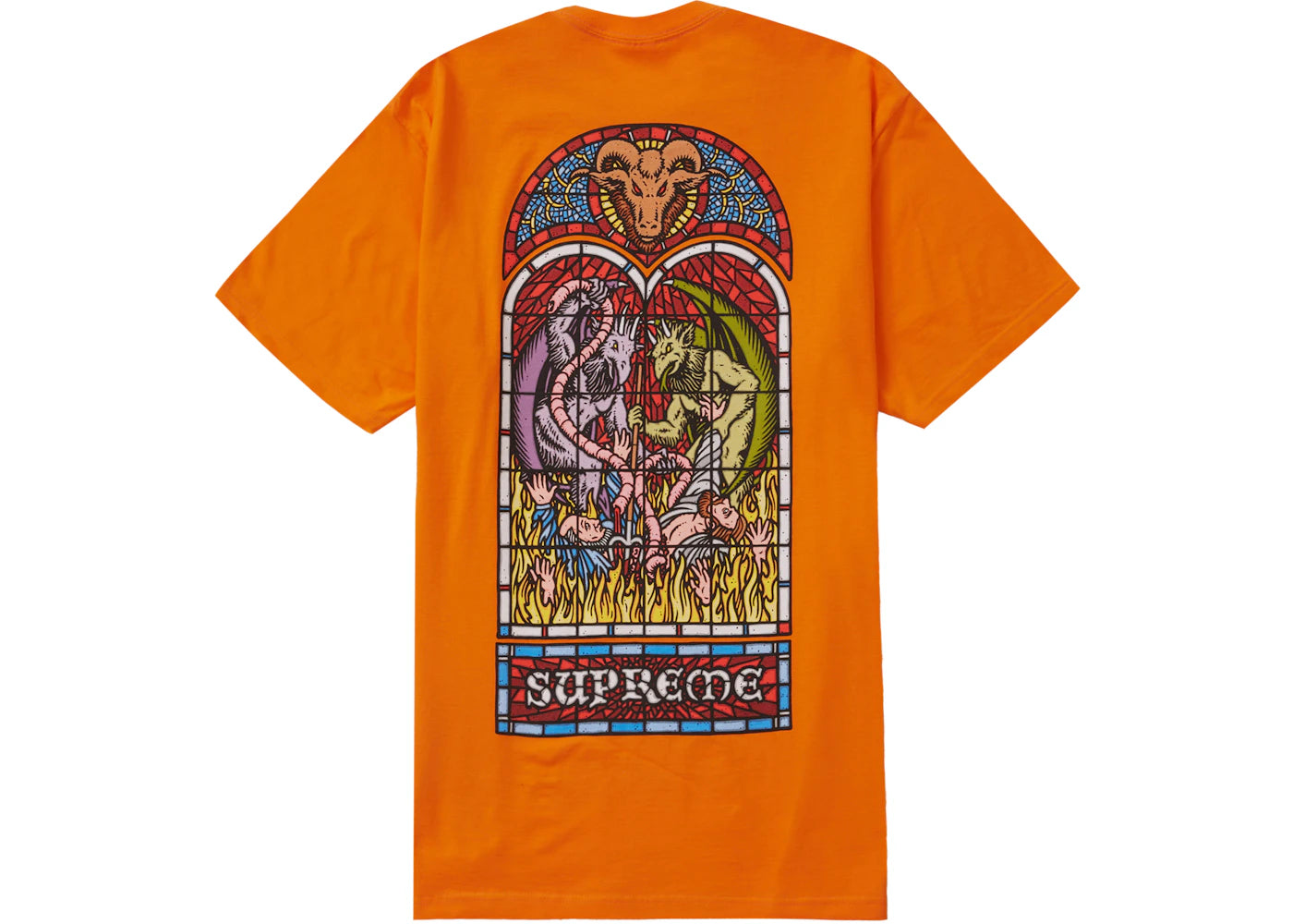 Supreme Worship Tee Orange - vue secondaire A