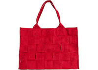 Supreme Woven Large Tote Bag Red