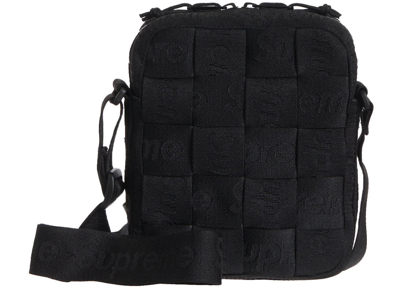 Supreme Woven Shoulder Bag Black - vue secondaire A