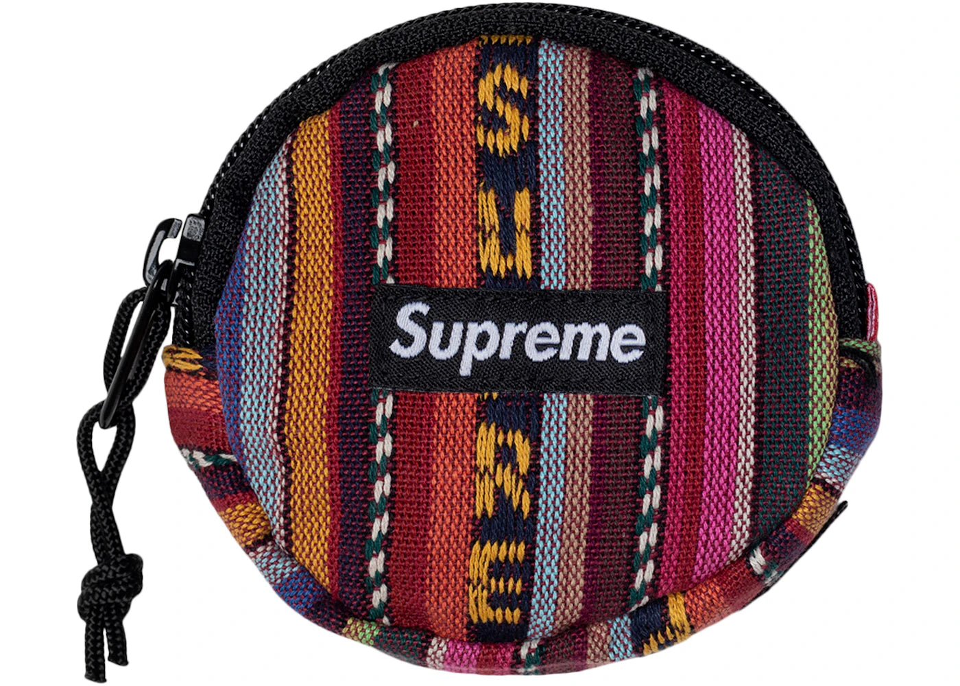 Supreme Woven Stripe Coin Pouch Multicolor - vue 360