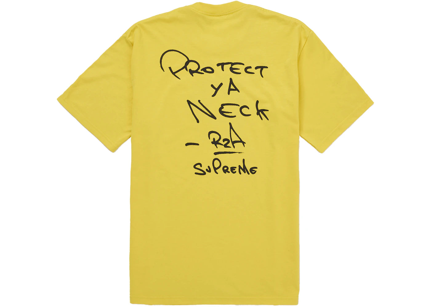 Supreme Wu-Tang Clan RZA Tee Yellow - vue secondaire B