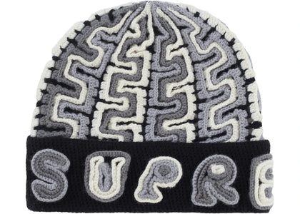 Supreme Yarn Applique Beanie Black - product view 2