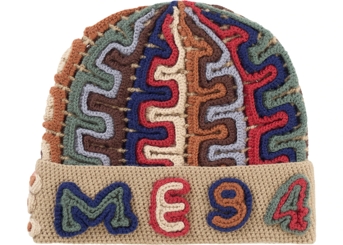 Supreme Yarn Applique Beanie Brown - vue secondaire B