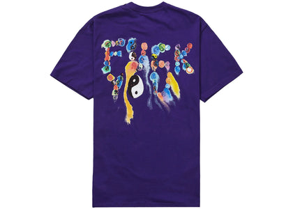 Supreme Yin Yang Tee Purple - authentic Supreme product