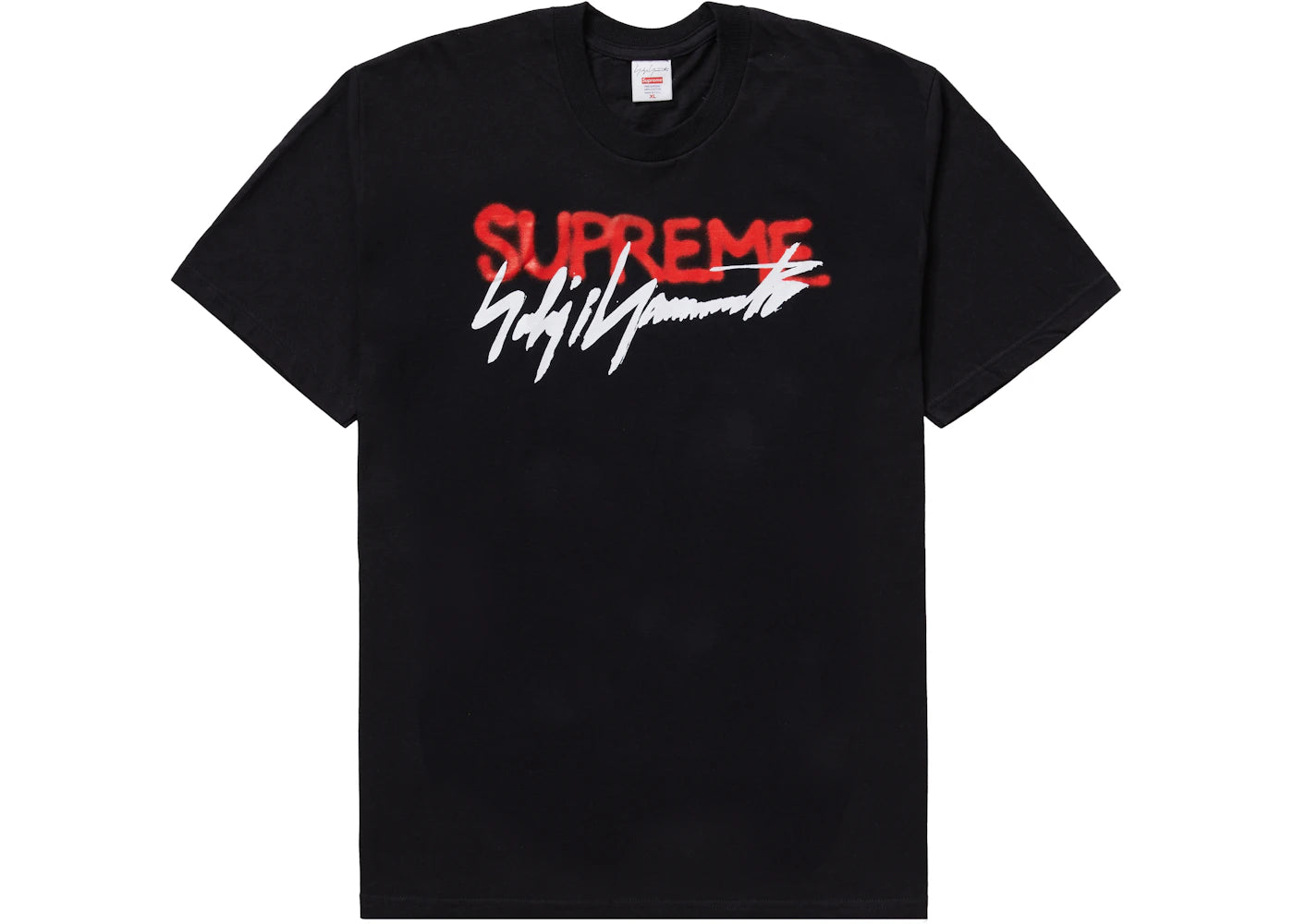 Supreme Yohji Yamamoto Logo Tee Black - vue 360