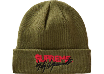 Supreme Yohji Yamamoto New Era Beanie Olive - authentic Supreme product