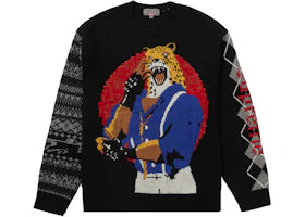 Supreme Yohji Yamamoto TEKKEN Sweater Black - vue 360