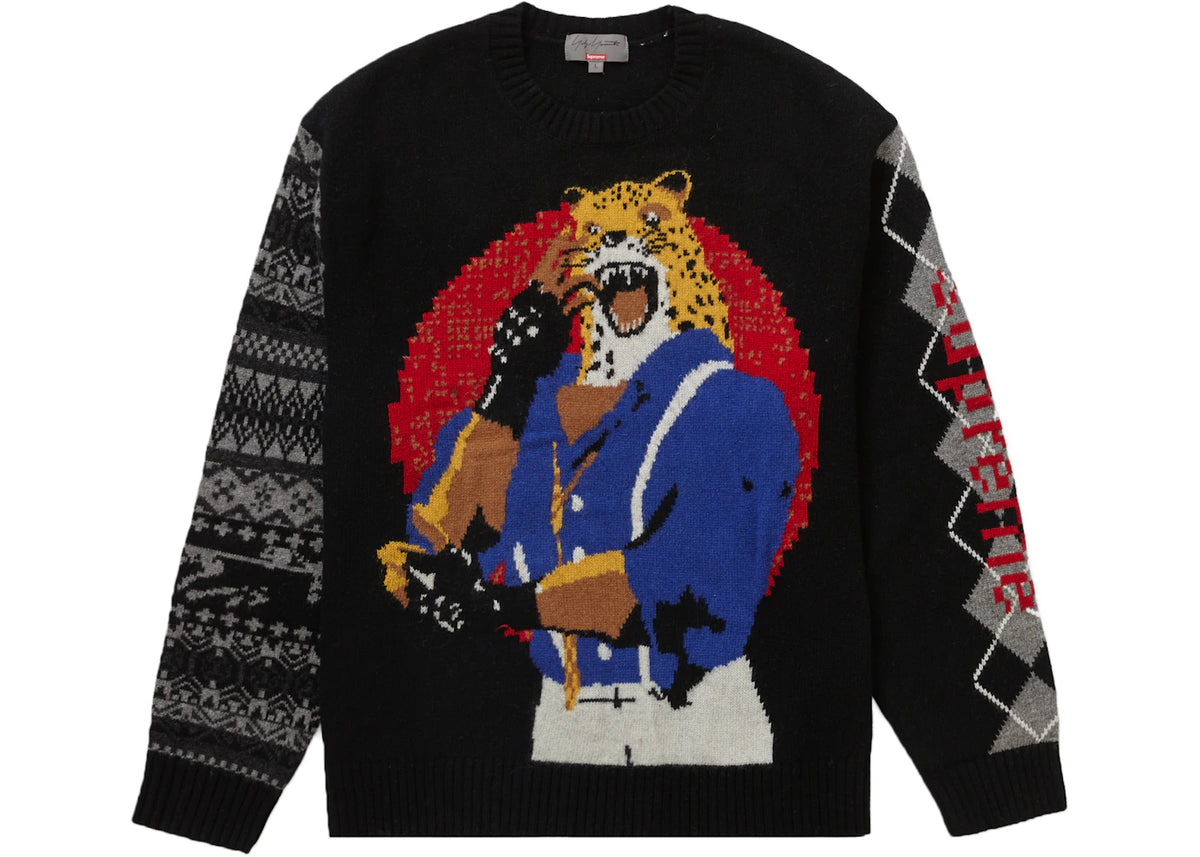 Supreme Yohji Yamamoto TEKKEN Sweater Black - vue secondaire A