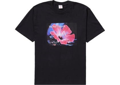 Supreme Yohji Yamamoto This Was Tomorrow Tee Black - authentic Supreme product