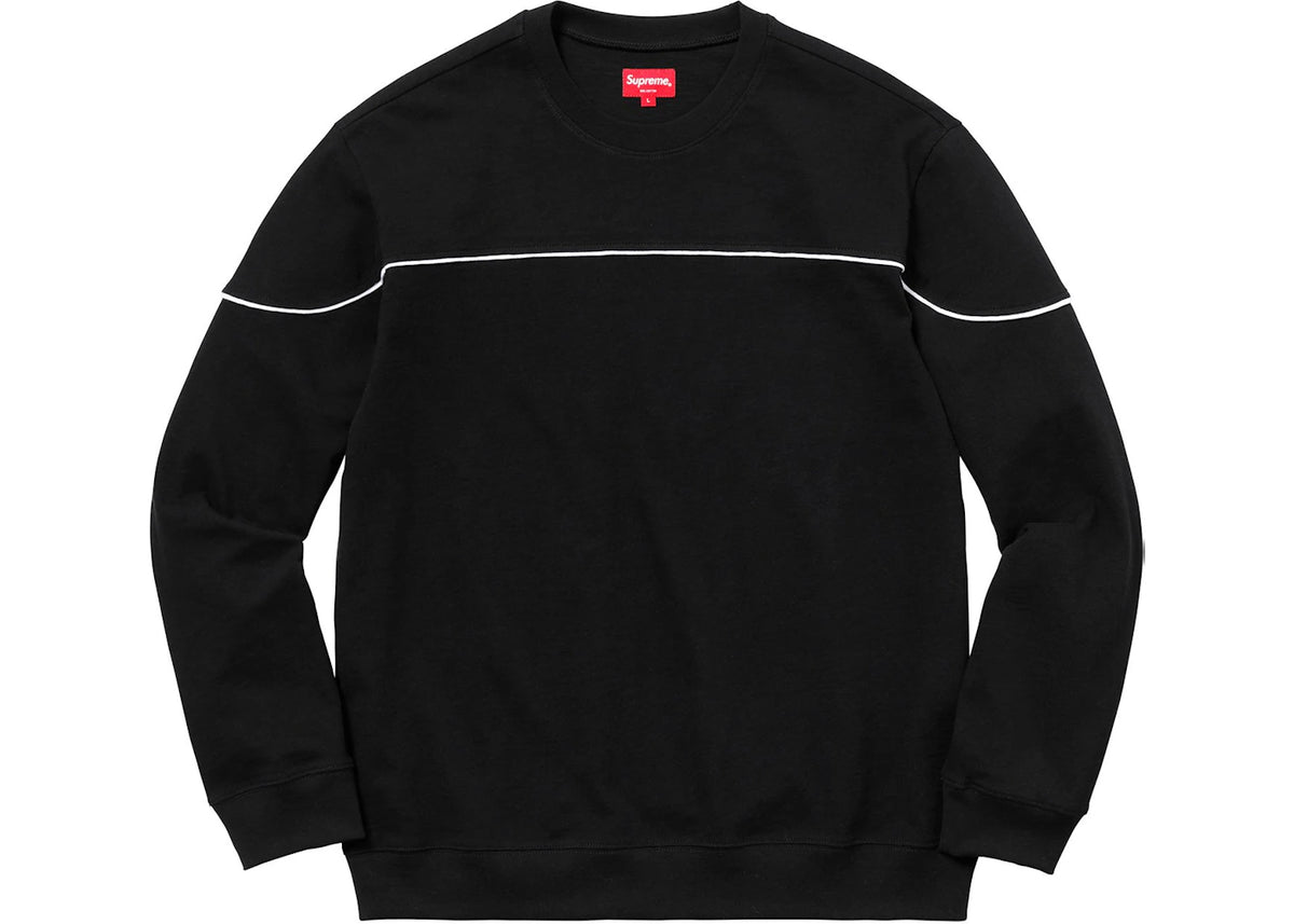 Supreme Yoke Piping L/S Top Black - vue secondaire A