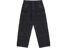 Supreme Y's by Yohji Yamamoto Denim Utility Pant Black - vue 360