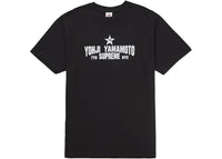 Supreme Y's by Yohji Yamamoto Star Tee Schwarz