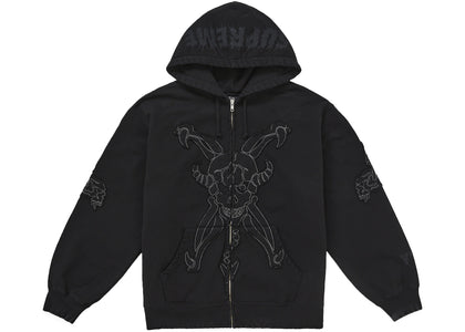 Supreme Y's by Yohji Yamamoto Zip Up Hooded Sweatshirt Black sneakers - authentic Supreme shoes