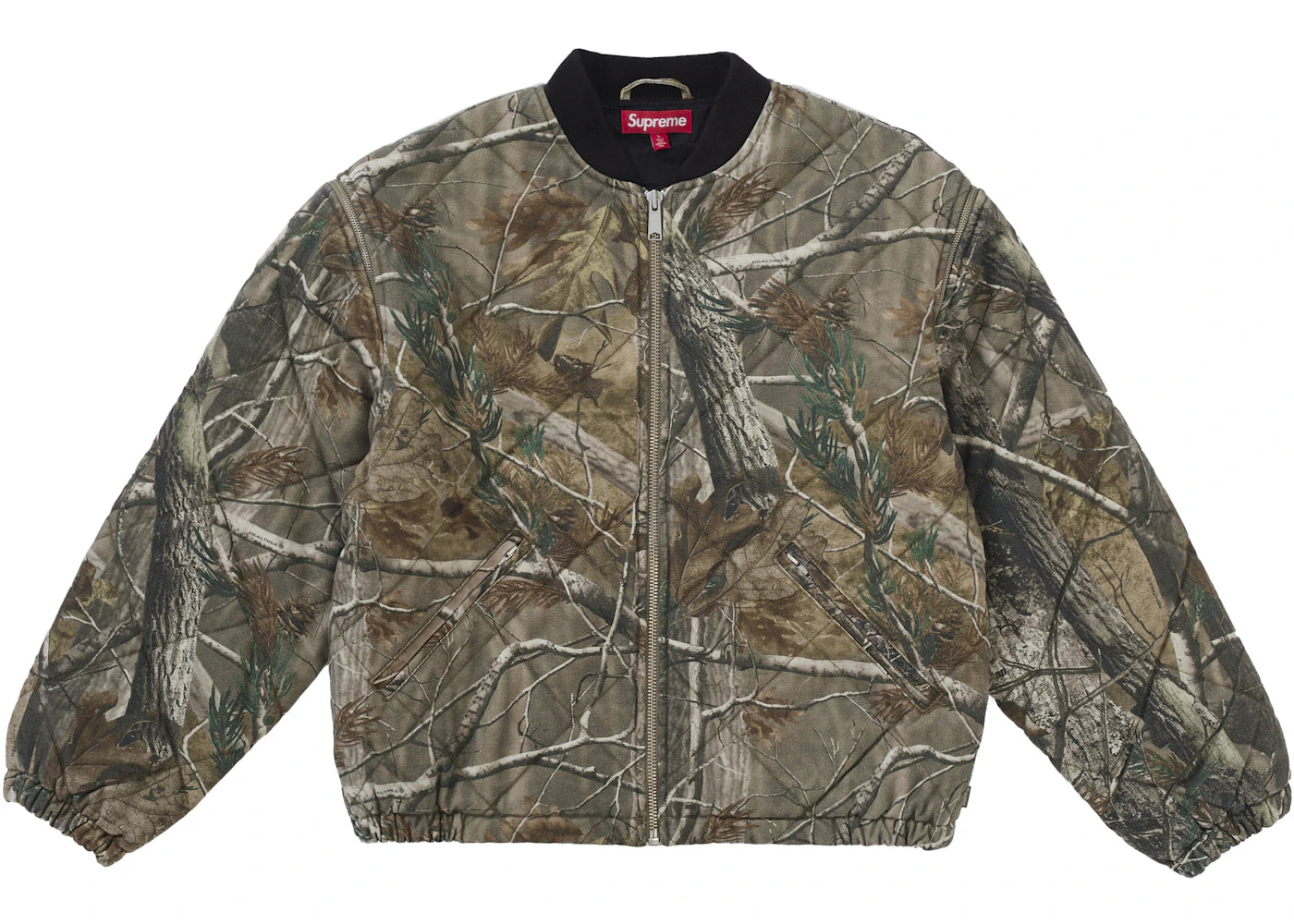 Supreme Zip-Off Sleeve Quilted Bomber Jacket Realtree AP Camo sneakers - authentic Supreme shoes