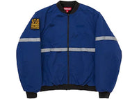 Supreme Zip-Off Sleeve Reflective Stripe Jacket Navy