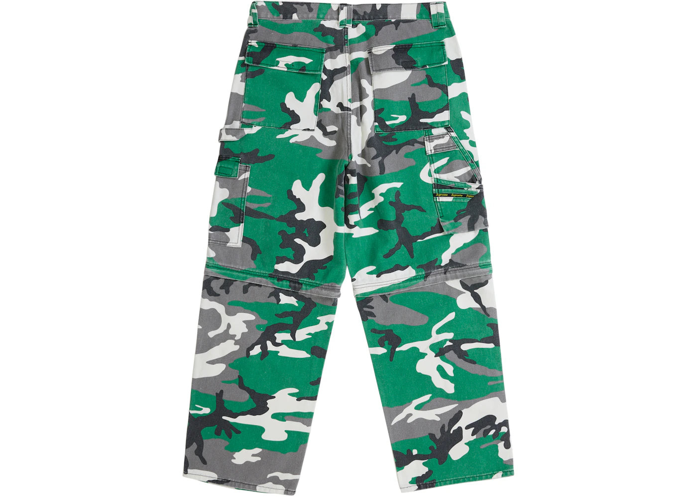 Supreme Zip-Off Utility Pant (FW25) Green Camo - vue secondaire B
