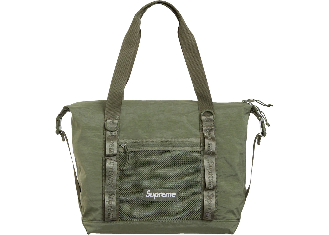 Supreme Zip Tote Olive - vue secondaire A