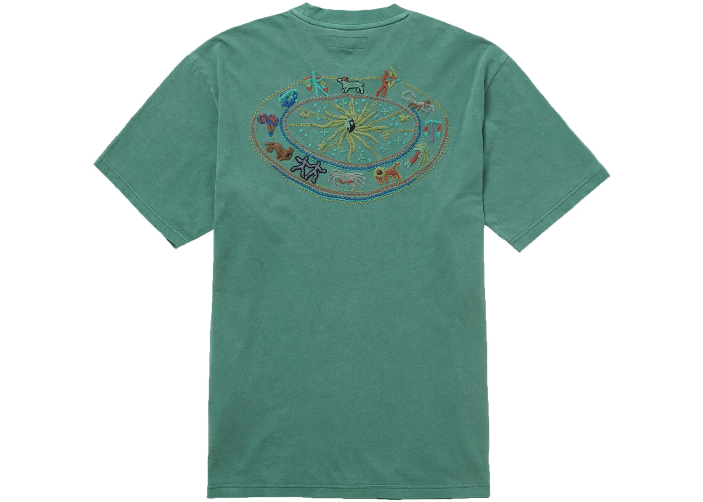 Supreme Zodiac S/S Top Green - vue secondaire A
