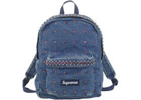 Supreme b.b. Simon Denim Backpack Washed Indigo