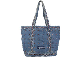 Supreme b.b. Simon Denim Tote Bag Washed Indigo