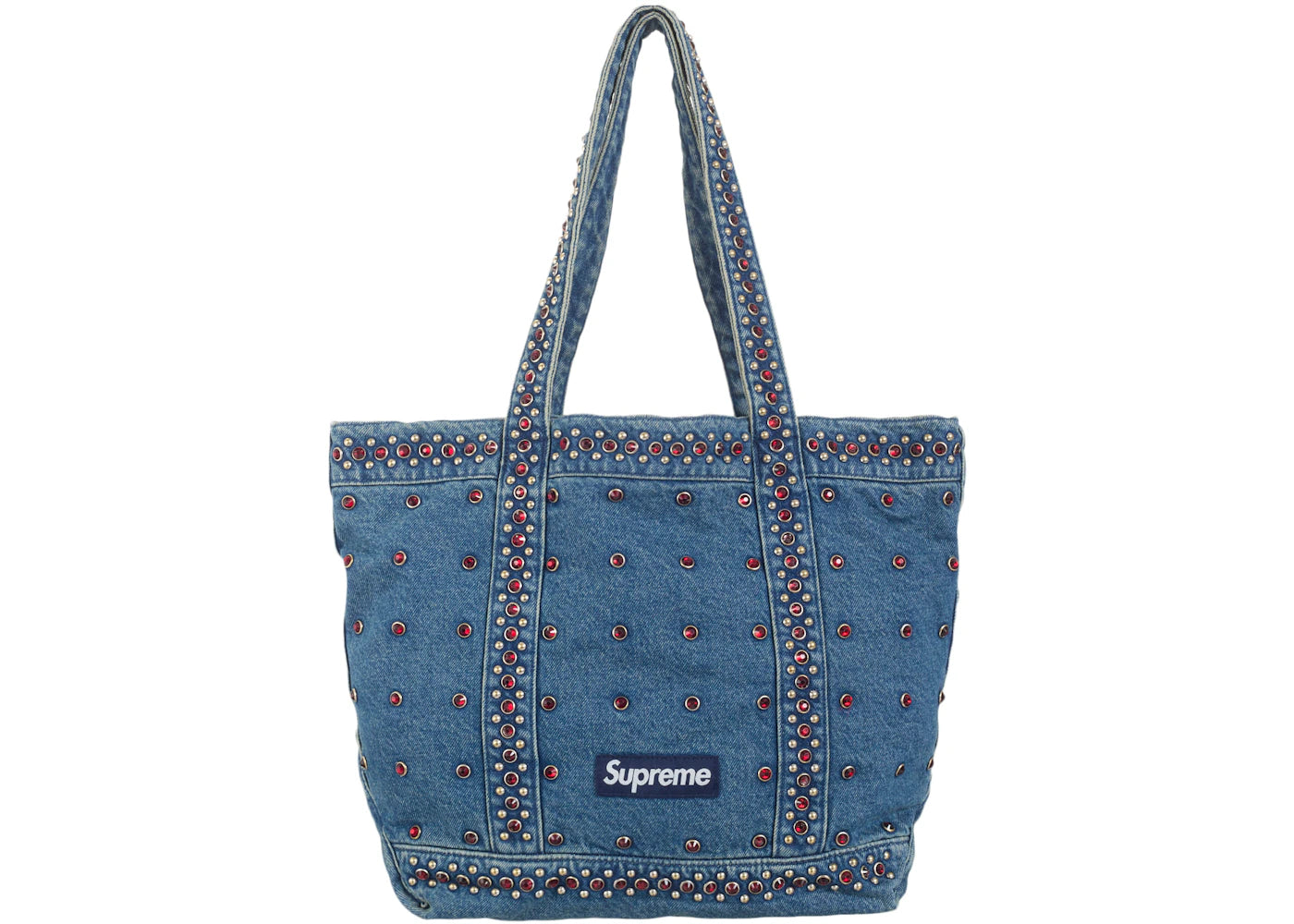 Supreme b.b. Simon Denim Tote Bag Washed Indigo - vue secondaire A