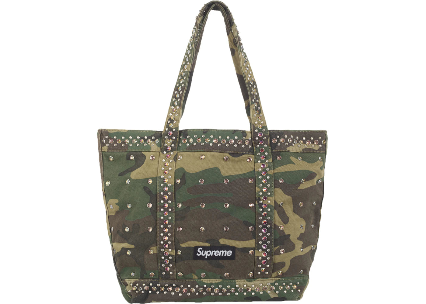 Supreme b.b. Simon Denim Tote Bag Woodland Camo - vue secondaire A