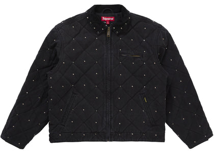 Supreme b.b. Simon Quilted Work Jacket Black - authentic Supreme apparel