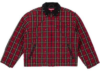 Supreme b.b. Simon Quilted Work Jacket Plaid - apparel view 2