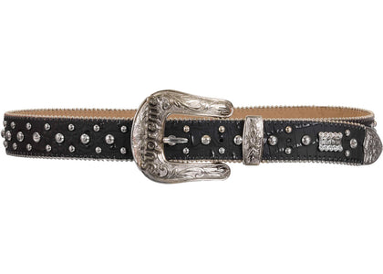 Supreme b.b. Simon Studded Ranger Belt Black - product view 2