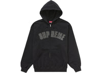 Supreme bb Simon Kapuzenpullover mit Reißverschluss, Schwarz