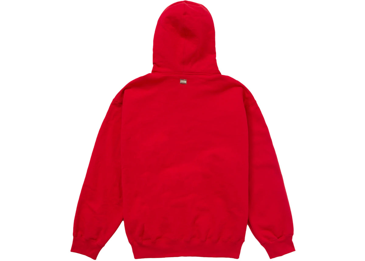Supreme b.b. Simon Zip Up Hooded Sweatshirt Red - vue secondaire B
