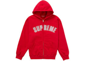 Supreme b.b. Simon Zip Up Hooded Sweatshirt Red