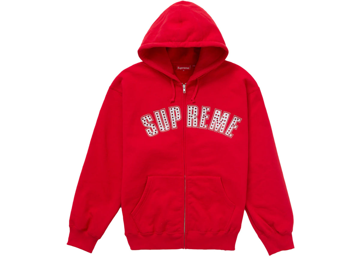 Supreme b.b. Simon Zip Up Hooded Sweatshirt Red - vue secondaire A