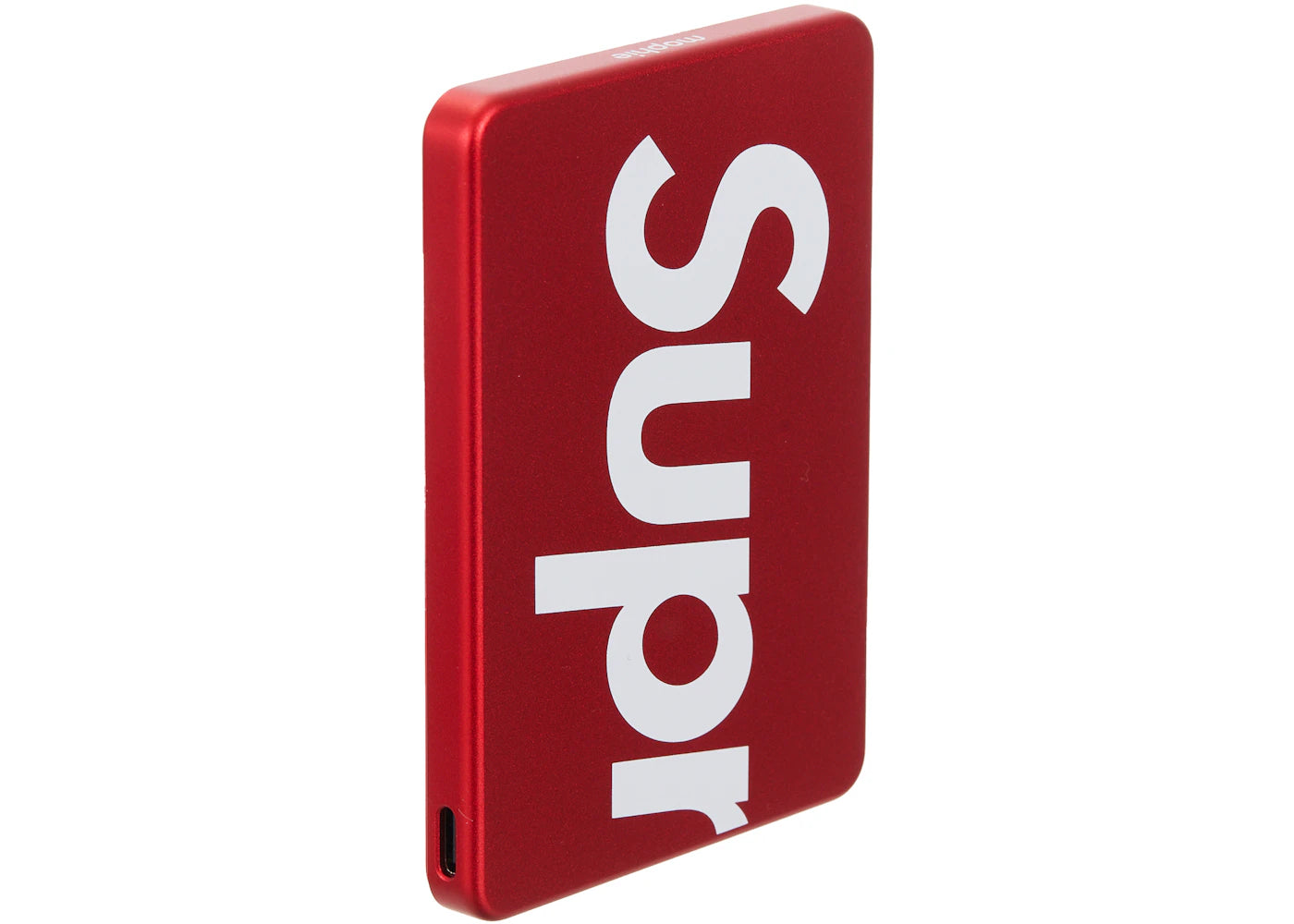 Supreme mophie Qi2 Powerstation (SS26) Red - vue secondaire B