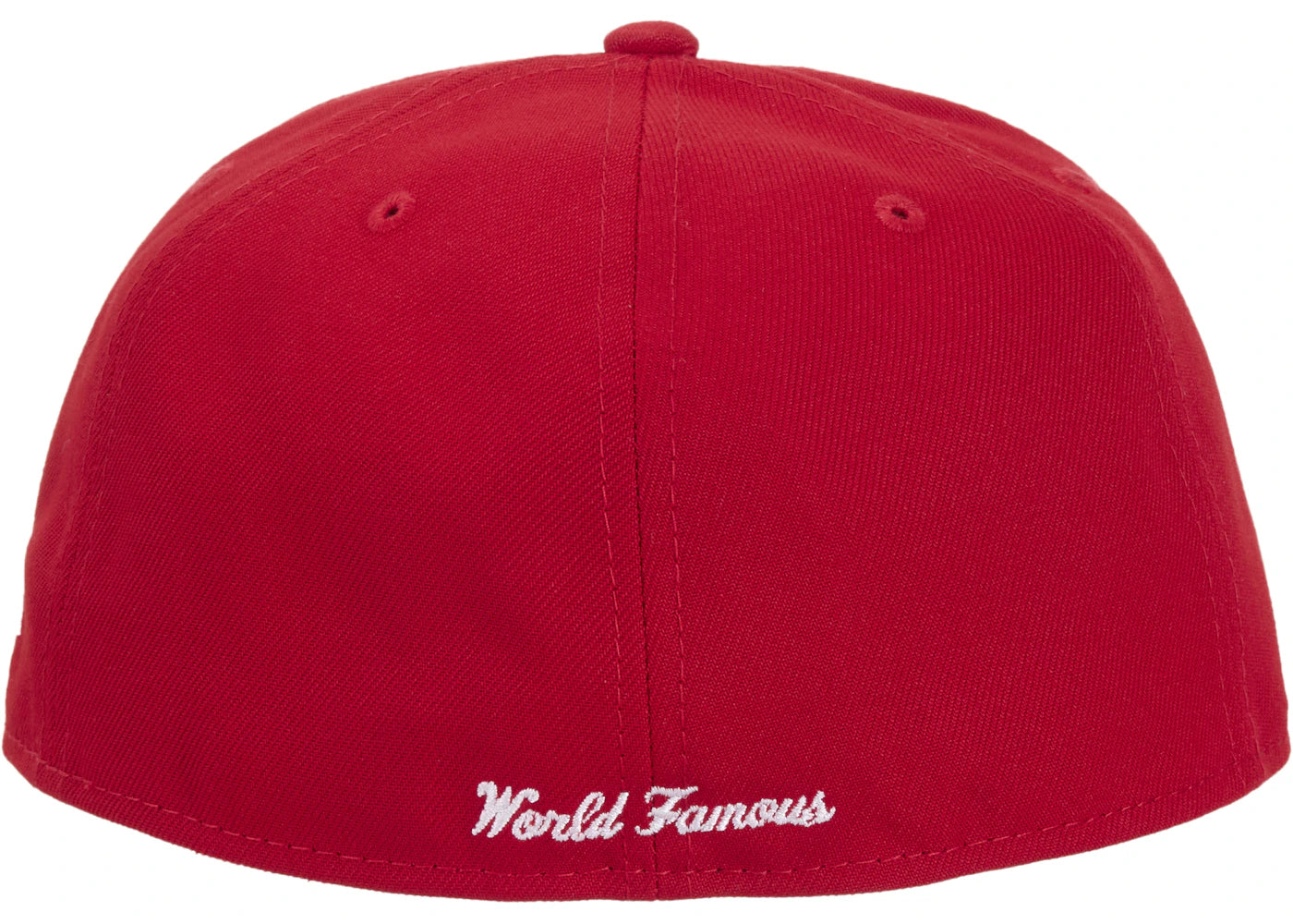 Supreme x New Era Breast Cancer Awareness Box Logo Fitted Hat Red - vue secondaire B